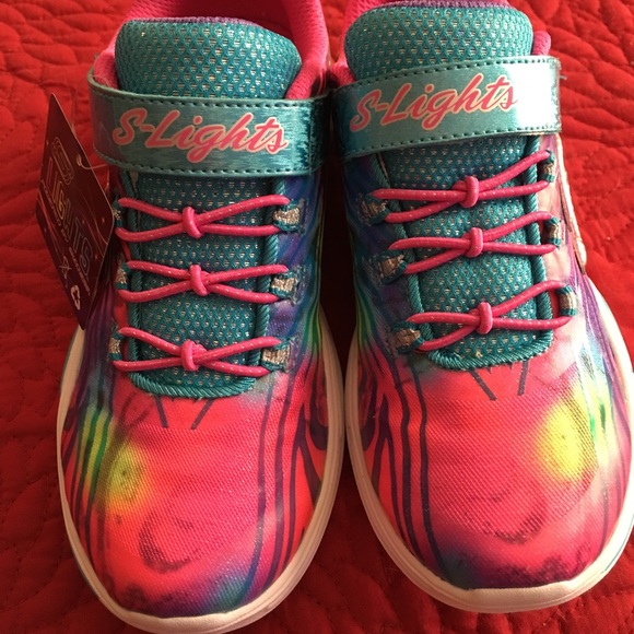 NWT/Box Skechers lights toddler size 13 - Picture 6 of 6